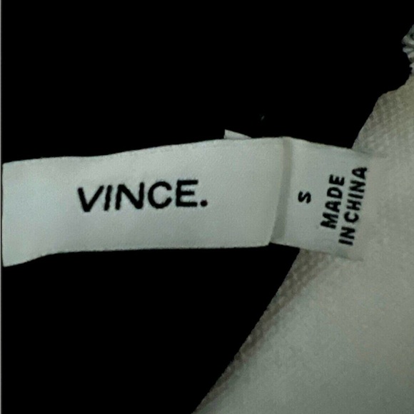 VINCE Black Sleeveless Top Small (Retail $265) - Picture 10 of 16
